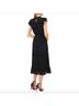 CeCe Print Black Casual Dress Size XL - photo 4