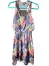 Love on a Hanger 100% Polyester Floral Multi Color Romper Size M - photo 1