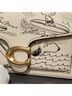 Coach 100% Leather Print Multi Color White Gold Shoulder Bag One size - photo 4