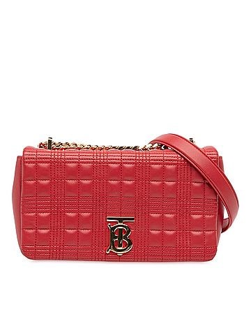 Burberry Small Quilted Lambskin Lola Crossbody (view 1)