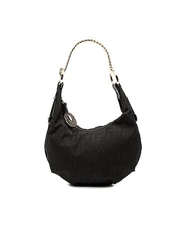 Fendi Zucca Canvas Chef Chain Hobo Bag (view 1)