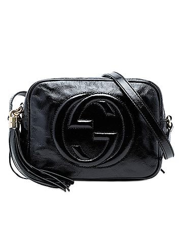 Gucci Patent Soho Disco Crossbody (view 1)
