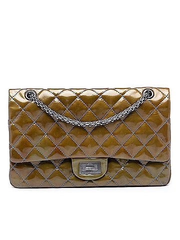 Chanel Quilted Patent Reissue 2.55 Double Flap 227 (view 1)