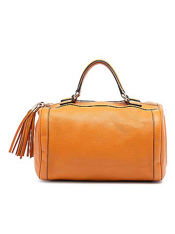 Gucci Medium Pebbled Calfskin Soho Boston Bag (view 1)