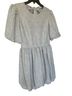 Antonio Melani Jacquard Silver Casual Dress Size 10 - photo 1