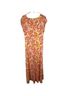 AFRM Floral Orange Casual Dress Size 2X - photo 2