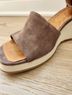Chie Mihara 100% Suede Brown Ivory Sandals Size EU 42 - photo 5