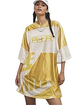 Nike Air Jersey Mesh Patchwork Dress Casual Dress (view 1)