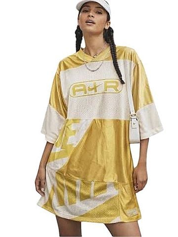 Nike Air Jersey Mesh Patchwork Dress Casual Dress (view 1)