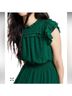CeCe Solid Green Casual Dress Size XS - photo 6