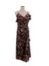 Veronica Beard 91% Silk 9% Elastane 100% Polyester Floral Multi Color Cocktail Dress Size 6 - photo 1