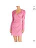 WAYF 97% Polyester 3% Spandex 100% Polyester Pink Casual Dress Size S - photo 3