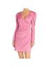 WAYF 97% Polyester 3% Spandex 100% Polyester Pink Casual Dress Size S - photo 5
