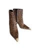 Michael Kors Animal Print Brown Black Ankle Boots Size 8 1/2 - photo 1