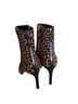Michael Kors Animal Print Brown Black Ankle Boots Size 8 1/2 - photo 2