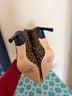 Michael Kors Animal Print Brown Black Ankle Boots Size 8 1/2 - photo 10