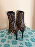Michael Kors Animal Print Brown Black Ankle Boots Size 8 1/2 - photo 5