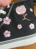 Amazon Essentials Floral Black White Pink Sneakers Size 8 - photo 6