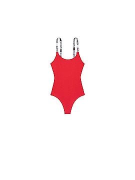 Victoria's Secret PINK X LoveShackFancy Logo Ribbed Body Suit Bodysuit (view 2)