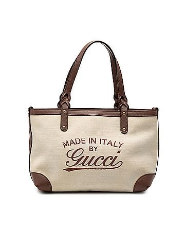 Gucci Small Canvas Logo Craft Tote (view 1)