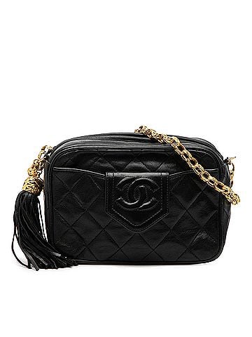 Chanel CC Quilted Lambskin Tassel Camera Bag (view 1)