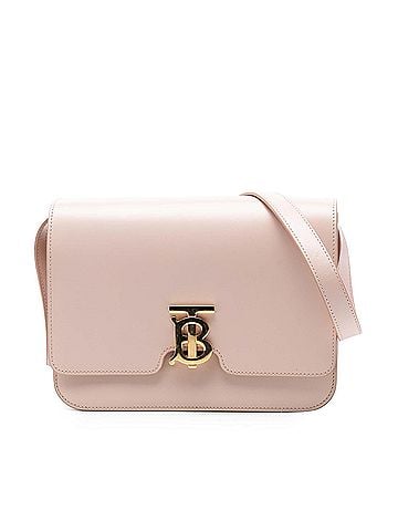 Burberry Medium Smooth Calfskin TB Monogram Crossbody (view 1)
