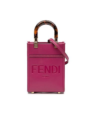 Fendi Mini Leather Sunshine Shopper Tote (view 1)