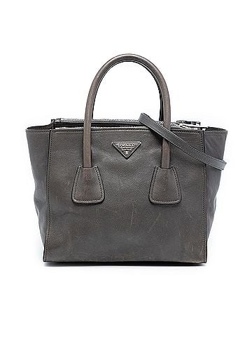 Prada Small Glace Calf Twin Pocket Satchel (view 1)