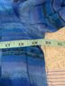 Chico's 100% Silk Stripes Blue Button-Down Shirt Size M - photo 5
