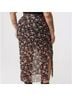 Torrid Floral Black Pink Casual Skirt Size 0X - photo 3