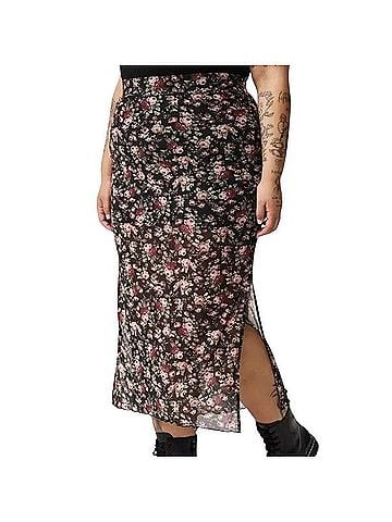 Torrid Vintage floral mesh Maxi Skirt Casual Skirt (view 1)