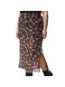 Torrid Floral Black Pink Casual Skirt Size 0X - photo 1