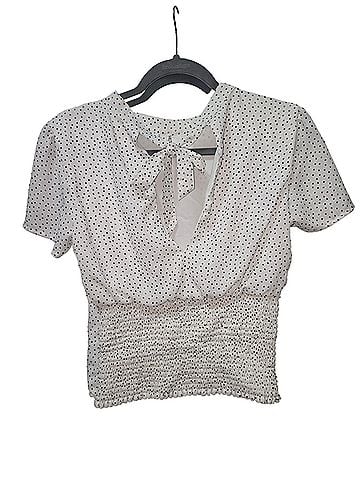 Abercrombie & Fitch Short Sleeve Blouse (view 2)