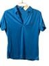 Port Authority 100% Polyester Blue Button-Down Shirt Size XL - photo 1