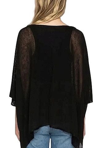 Johnny Was Lightweight Tassel Poncho Top (view 2)