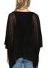 Johnny Was 100% Linen Black Top Size M - photo 2