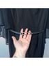 City Chic 96% Polyester 4% Elastane 100% Polyester 97% Polyester 3% Elastane Solid Black Jumpsuit Size 14 - photo 7