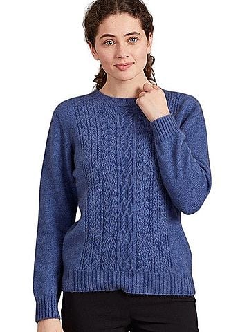 McDONALD Possum Merino Crewneck Sweater Wool Pullover Sweater (view 1)