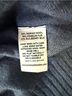 McDONALD Camo Solid Blue Wool Pullover Sweater Size S - photo 6
