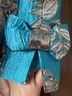 Lilly Pulitzer Floral Teal Multi Color Gold Sleeveless Blouse Size 12 - photo 7