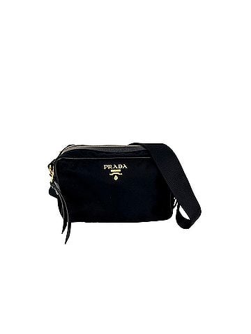 Prada Prada Tessuto Nylon Bandoliera Black Crossbody Camera Bag (view 1)