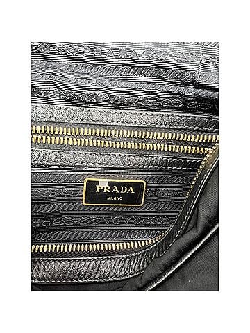 Prada Prada Tessuto Nylon Bandoliera Black Crossbody Camera Bag (view 2)