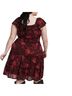 Torrid Floral Red Casual Dress Size 0X - photo 2