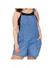 Torrid 100% Cotton Blue Overalls Size 28 waist - photo 1