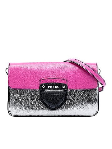 Prada Tricolor Metallic Cinghiale Crossbody (view 1)