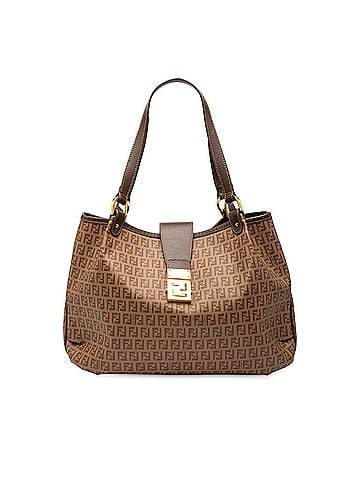 Fendi Zucchino Spalmati Chiusura Tote (view 1)