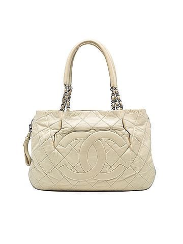 Chanel CC Quilted Caviar Expandable Tote (view 1)