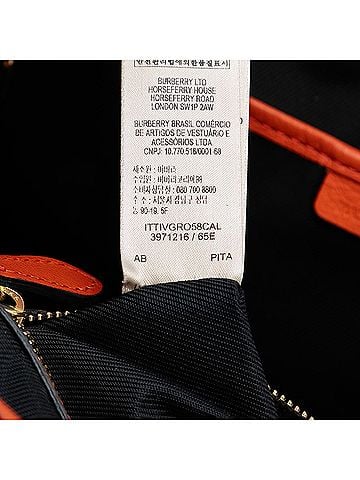 Burberry Small Haymarket Check Canvas and Leather Canterbury Tote (view 2)