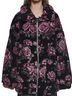Dolls Kill Floral Black Purple Jacket Size XL - photo 1