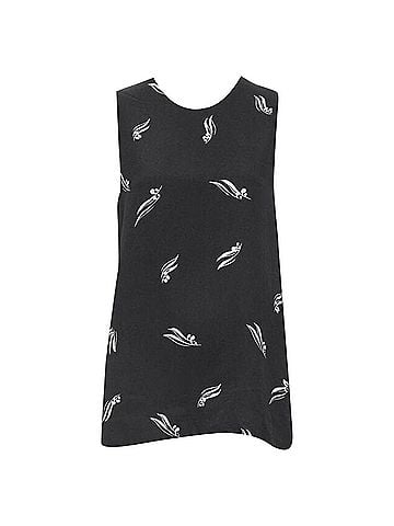MARNI Marni print crepe open splback sleeveless top (view 1)